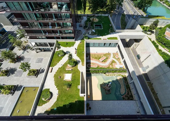 Great With View And Heated Rooftop Pool Daire *